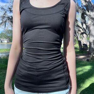 Lululemon athletica: Run stay on course black tank, Size 6 woman’s